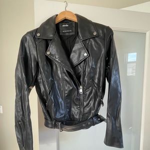 Elodie from Nordstrom faux leather biker jacket size small